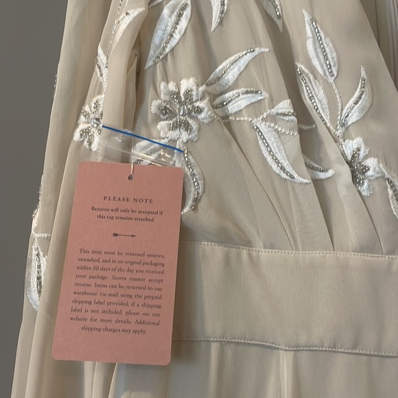 NWT BHLDN Wedding Dress Size 12 (Anthropologie Wedding Line) - Picture 2 of 8